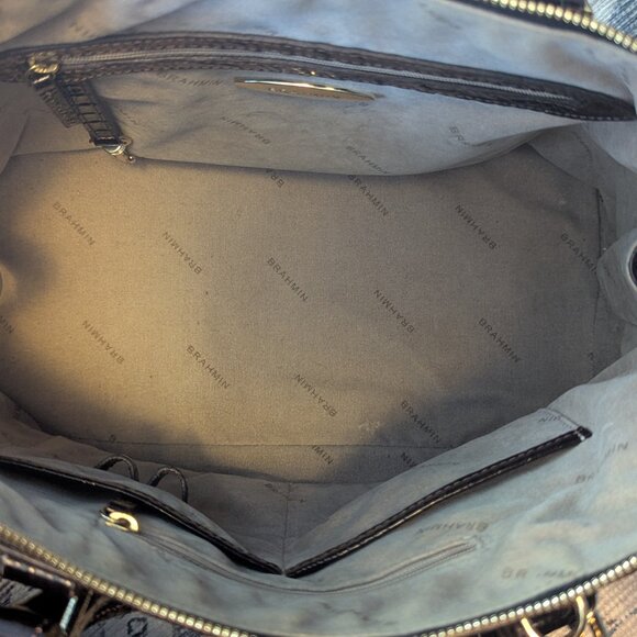 Brahmin Duxbury Satchel – Croc Embossed Leather - Picture 9 of 14